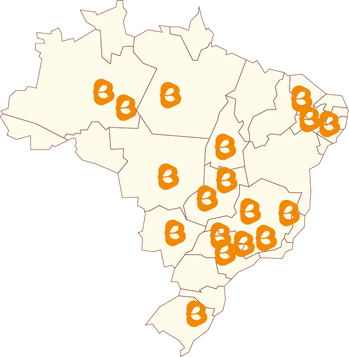 Mapa Franquias Boali